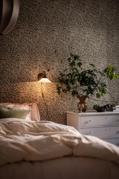 Интерьер, в котором настроение создают цветочные обои Интерьер, в котором настроение создают цветочные обои