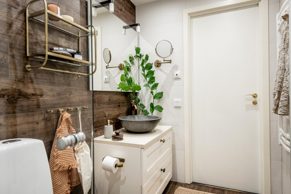 Интерьер, в котором настроение создают цветочные обои Интерьер, в котором настроение создают цветочные обои