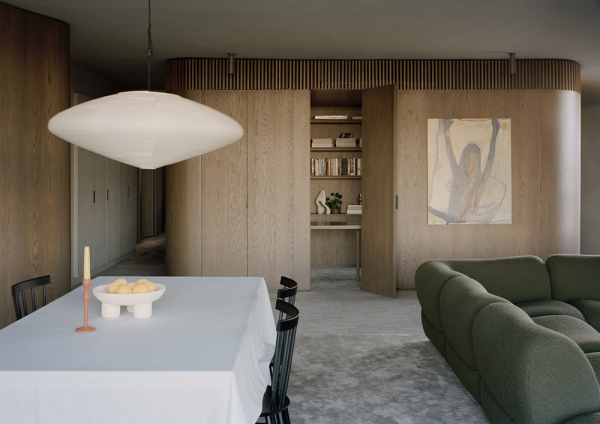 Мягкость и нежность минималистичного интерьера в мельбурне Мягкость и нежность минималистичного интерьера в мельбурне