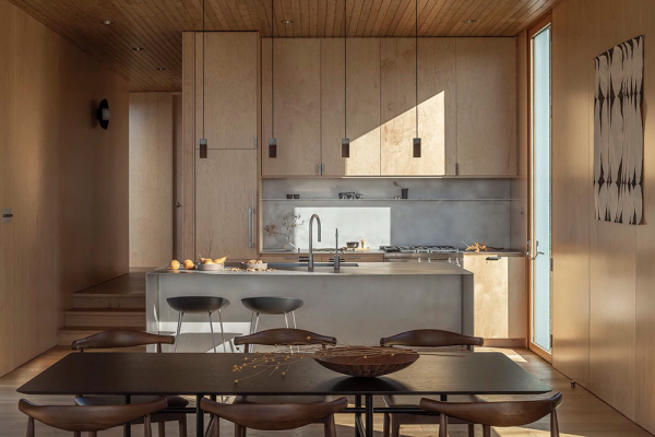 Современный дом для отдыха и медитаций на острове, парящий над землёй Современный дом для отдыха и медитаций на острове, парящий над землёй