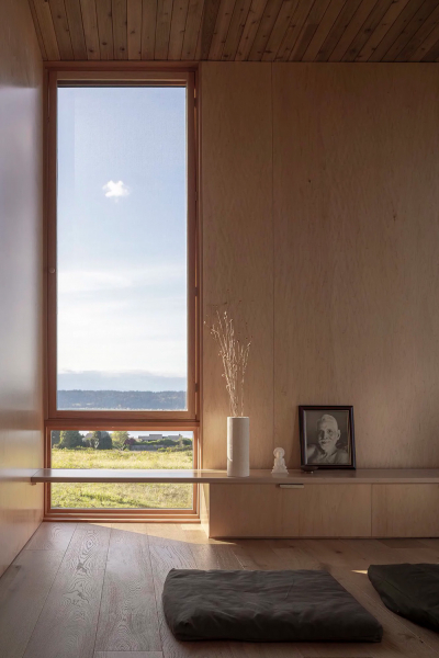 Современный дом для отдыха и медитаций на острове, парящий над землёй Современный дом для отдыха и медитаций на острове, парящий над землёй