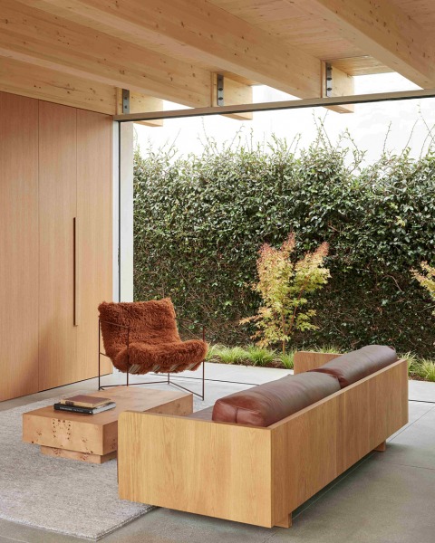 Тёплый минимализм, в котором нет грани между внешним и внутренним: дом в калифорнии Тёплый минимализм, в котором нет грани между внешним и внутренним: дом в калифорнии