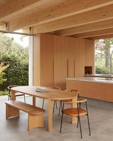 Тёплый минимализм, в котором нет грани между внешним и внутренним: дом в калифорнии Тёплый минимализм, в котором нет грани между внешним и внутренним: дом в калифорнии