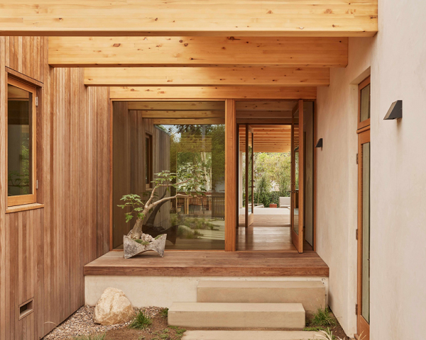 Тёплый минимализм, в котором нет грани между внешним и внутренним: дом в калифорнии Тёплый минимализм, в котором нет грани между внешним и внутренним: дом в калифорнии