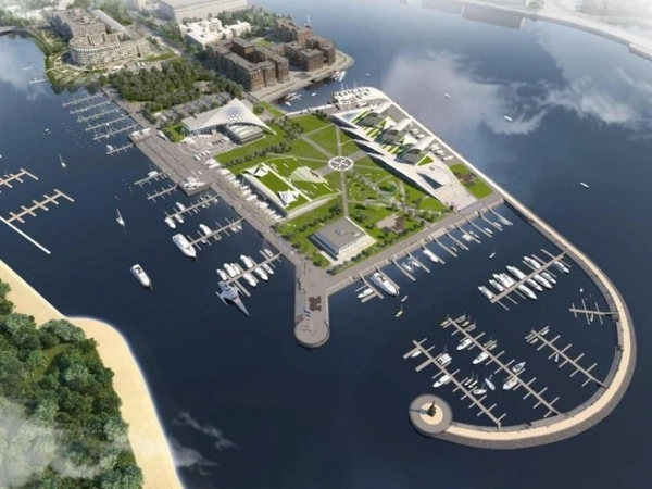 Без жилья и апартов, но с кафе и саунами. Яхт-клуб на петровской косе обретает очертания 1