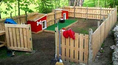 Возведение забора из паллет Возведение забора из паллет