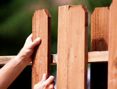 Забор «шахматка» Забор «шахматка»