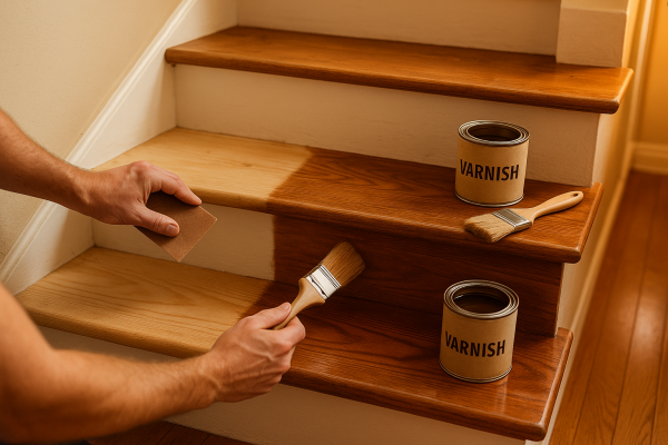 Как самостоятельно обновить деревянную лестницу: от шлифовки до лакировки без лишних затрат и усилий Как самостоятельно обновить деревянную лестницу: от шлифовки до лакировки без лишних затрат и усилий