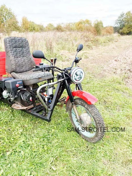 Как я сделал самодельный грузовой трицикл: подробное описание конструкции Как я сделал самодельный грузовой трицикл: подробное описание конструкции