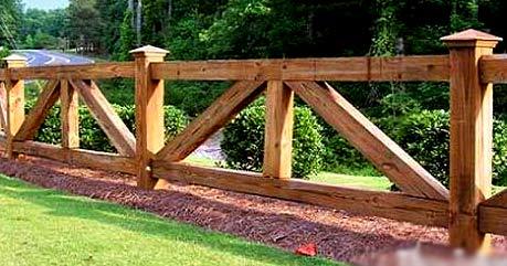 Заборы в стиле ранчо Заборы в стиле ранчо