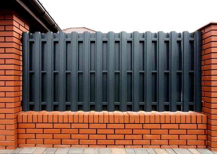 Забор «шахматка» Забор «шахматка»