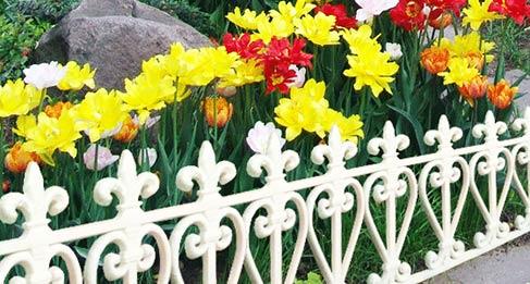 Декоративные заборчики для сада