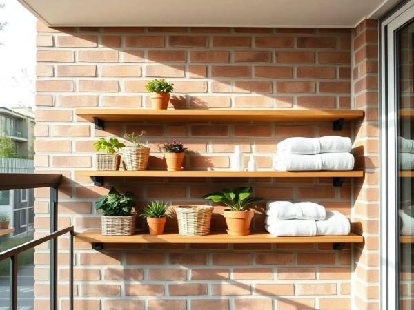 Обустройство балкона: практичные решения для хранения своими руками 1