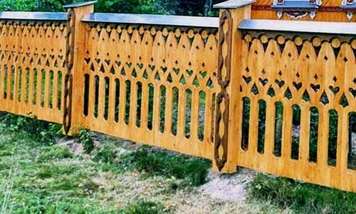 Деревянные резные заборы Деревянные резные заборы