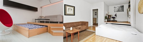 Интерьер однокомнатной квартиры: функционально и красиво Интерьер однокомнатной квартиры: функционально и красиво