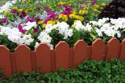 Как сделать декоративный заборчик для садовых клумб 1