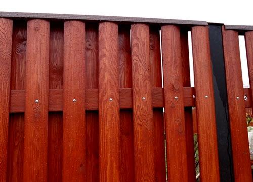 Забор «шахматка» Забор «шахматка»