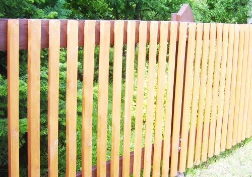 Декоративные деревянные заборы для сада