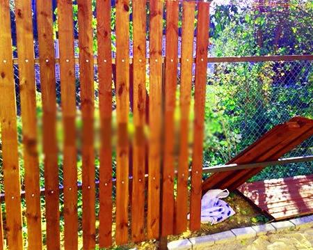 Декоративные деревянные заборы для сада