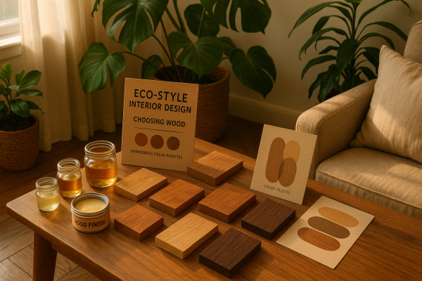 Как выбрать дерево для интерьера в экостиле: советы по отделке, маслу и лаку, а также правила сочетания материалов 1