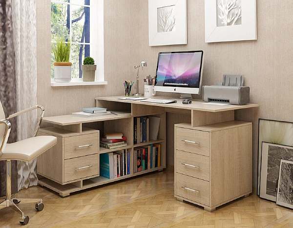 Письменный стол, размеры разных моделей, полезные советы по выбору