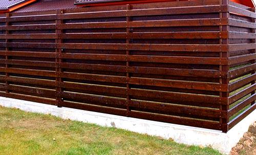 Забор «шахматка» Забор «шахматка»