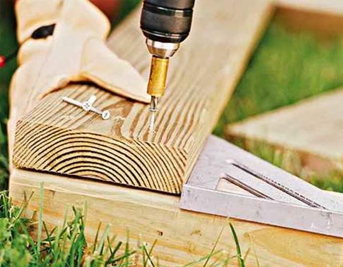 Высокие грядки из досок