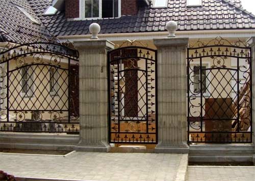 Элитные заборы для коттеджей 1