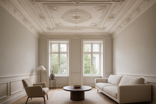 Почему потолочная лепнина — это не только воспоминание о прошлом, а способ сделать интерьер стильным и современным Почему потолочная лепнина — это не только воспоминание о прошлом, а способ сделать интерьер стильным и современным