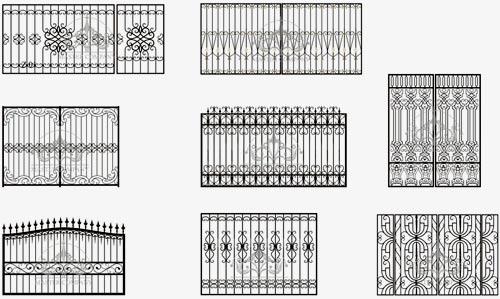 Различные решетки для забора Различные решетки для забора