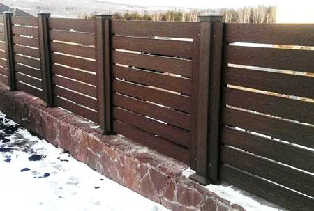 Заборы и ограждения из декинга Заборы и ограждения из декинга