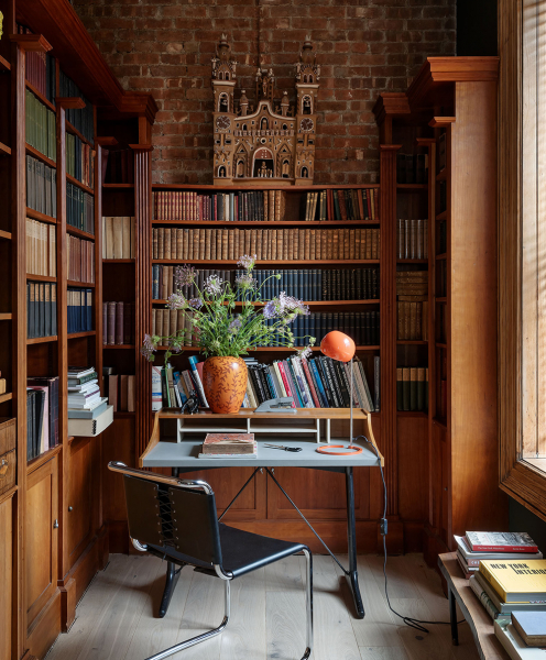 Чудесные интерьеры лофта семьи дизайнера в нью-йорке