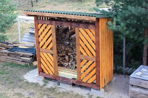 Делаем дровники и поленницы своими руками Делаем дровники и поленницы своими руками