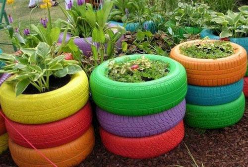 Строительство забора из шин Строительство забора из шин