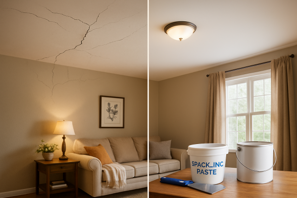 Как скрыть трещины на потолке: основные причины и лучшие материалы для ремонта 1