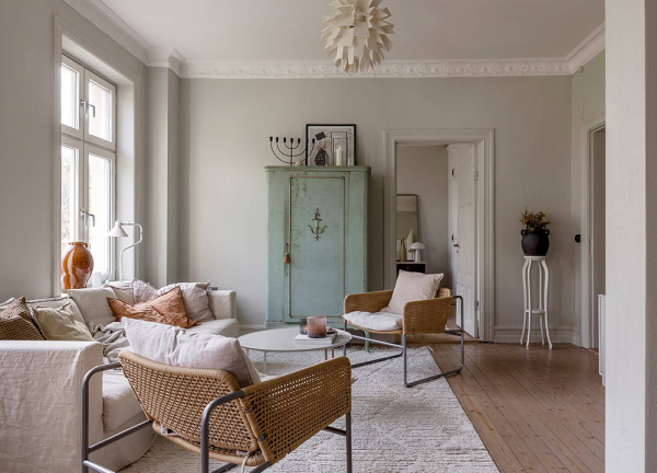 Эта квартира в мальмё показывает, почему мы все любим скандинавский уют в стиле хюгге