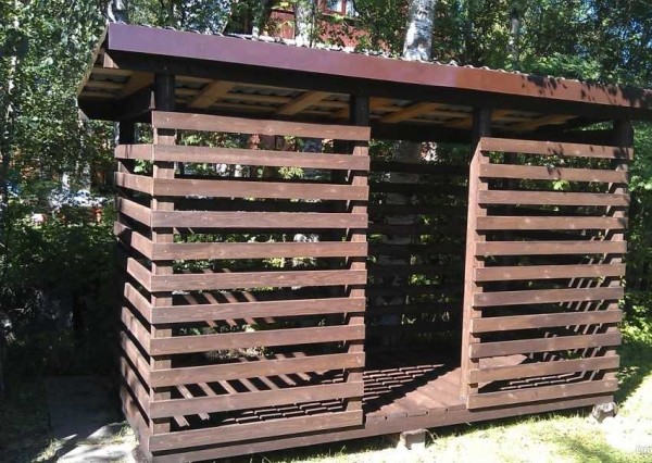 Делаем дровники и поленницы своими руками Делаем дровники и поленницы своими руками