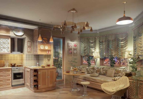 Дизайн кухни-гостиной: разрабатываем сами 1