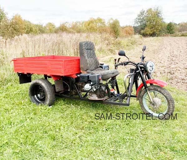 Как я сделал самодельный грузовой трицикл: подробное описание конструкции Как я сделал самодельный грузовой трицикл: подробное описание конструкции