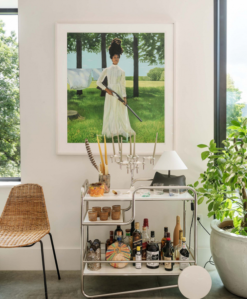 Игривые интерьеры современной дачи семьи дизайнера в штате нью-йорк Игривые интерьеры современной дачи семьи дизайнера в штате нью-йорк