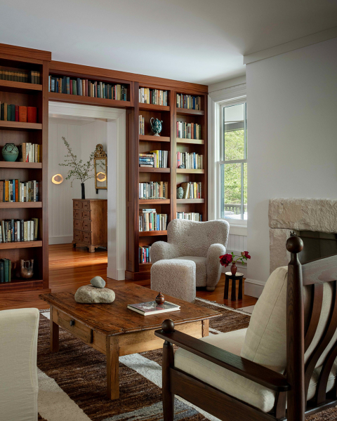 Красивое обновление старинной дачи в штате мэн