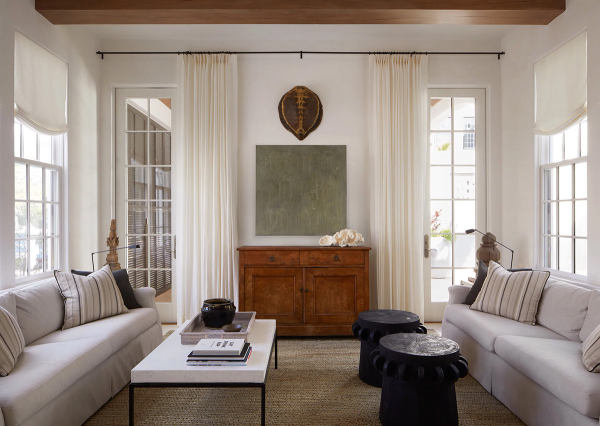 Лёгкий и нежный интерьер уютного пляжного дома во флориде Лёгкий и нежный интерьер уютного пляжного дома во флориде