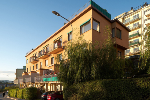 Необычная двухэтажная квартира в стокгольме с видовой террасой Необычная двухэтажная квартира в стокгольме с видовой террасой