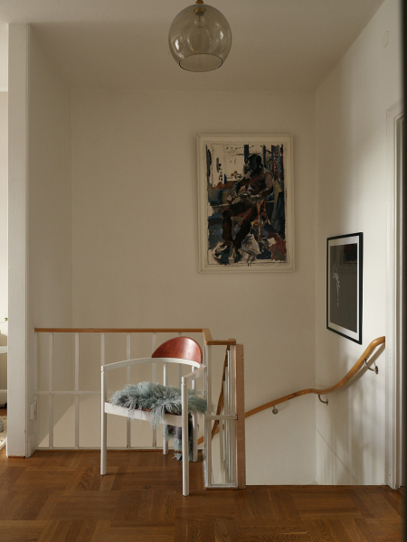 Необычная двухэтажная квартира в стокгольме с видовой террасой Необычная двухэтажная квартира в стокгольме с видовой террасой