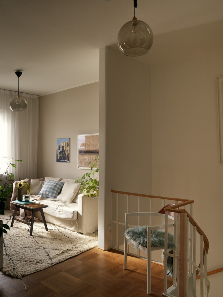 Необычная двухэтажная квартира в стокгольме с видовой террасой Необычная двухэтажная квартира в стокгольме с видовой террасой