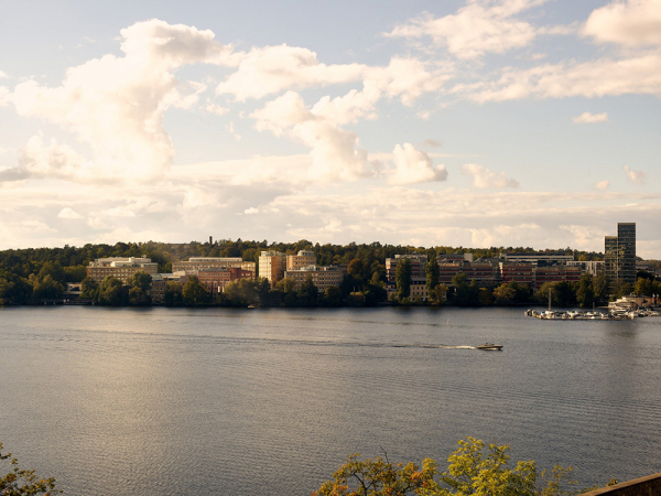 Необычная двухэтажная квартира в стокгольме с видовой террасой Необычная двухэтажная квартира в стокгольме с видовой террасой