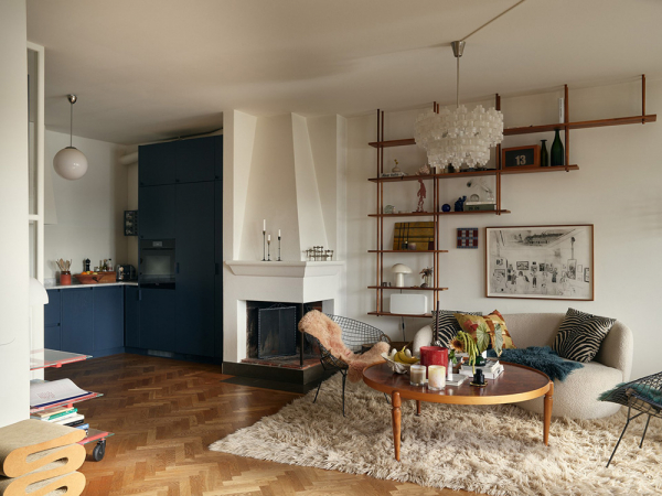 Необычная двухэтажная квартира в стокгольме с видовой террасой Необычная двухэтажная квартира в стокгольме с видовой террасой