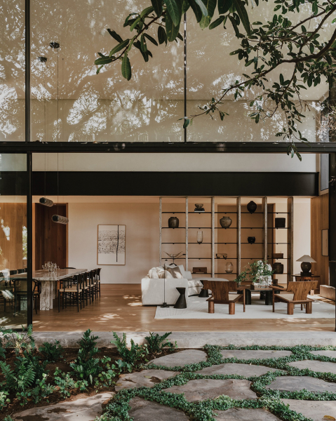 Стеклянные стены и стильный дизайн: современный дом в мексике