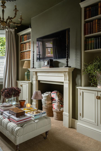 Темные и другие интересные оттенки в интерьере викторианского дома в лондоне Темные и другие интересные оттенки в интерьере викторианского дома в лондоне