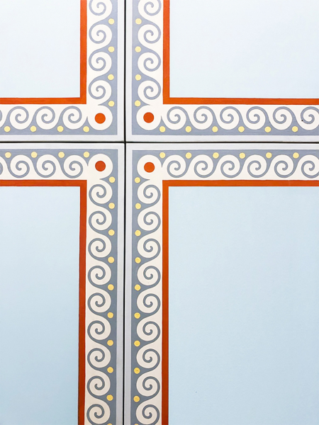 Жизнерадостный интерьер в лондоне, вдохновлённый летним отдыхом